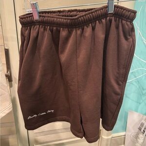 PrettyLittleThing Brown Shorts
